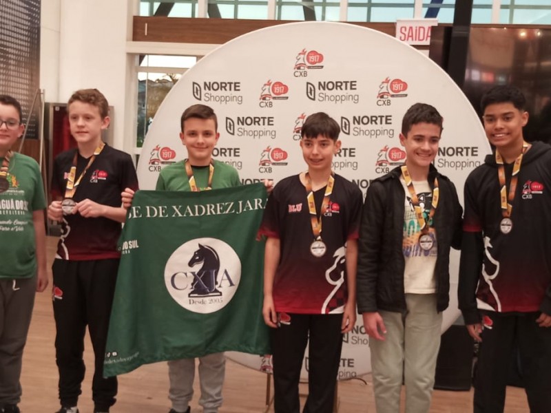 Nossos enxadristas participaram do 10° Circuito dos Reis de Xadrez Rápido - 4ª etapa em Blumenau